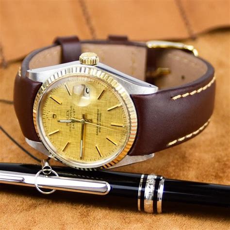 replica rolex watch straps uk|vintage rolex datejust leather strap.